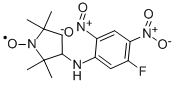 CAS 登录号：73784-45-9， 3-(5-氟-2,4-二硝基苯胺基)-2,2,5,5-四甲基-1-吡咯烷基氧基游离基
