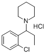 CAS 登录号：73790-60-0， 1-[1-(2-氯苯基)丙基]哌啶盐酸盐