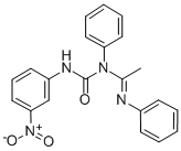 CAS 登录号：73840-12-7， 1-(C-甲基-N-苯基亚胺甲酰基)-3-(3-硝基苯基)-1-苯基脲