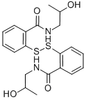 CAS 登录号：73845-37-1， N-(2-羟基丙基)-2-[2-(2-羟基丙基氨基甲酰)苯基]二巯基苯甲酰胺