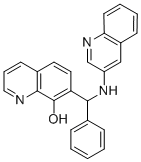CAS 登录号：73855-37-5， 7-[苯基-(喹啉-3-基氨基)甲基]喹啉-8-醇