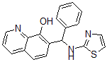 CAS 登录号：73855-38-6， 7-[苯基-(1,3-噻唑-2-基氨基)甲基]喹啉-8-醇