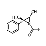 CAS#: 73867-24-0, (2R,3S)-2,3-Dimethyl-2-phenyl-1-aziridinecarbonyl fluoride
