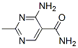CAS 登录号：7389-14-2， 4-氨基-2-甲基-5-嘧啶甲酰胺