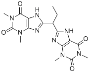 CAS#: 73908-74-4, 8-[1-(1,3-Dimethyl-2,6-Dioxo-7H-Purin-8-Yl)Propyl]-1,3-Dimethyl-7H-Purine-2,6-Dione