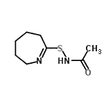 CAS#: 739302-29-5, N-(3,4,5,6-Tetrahydro-2H-azepin-7-ylsulfanyl)acetamide