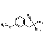 CAS#: 739312-75-5, 2-Amino-3-(3-methoxyphenyl)-2-methylpropanenitrile