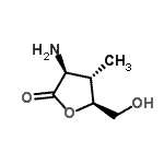 CAS#: 739322-12-4, (3S,4S,5S)-3-Amino-5-(hydroxymethyl)-4-methyldihydro-2(3H)-furanone