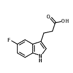 CAS#: 7394-78-7, 3-(5-Fluoro-1H-indol-3-yl)propanoic acid