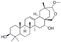 CAS#: 73947-05-4, (3beta,16alpha,20beta)-28,29-Epoxy-29-Methoxy-Olean-12-Ene-3,16-Diol
