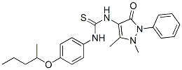CAS#: 73953-54-5, 1-(1,5-Dimethyl-3-Oxo-2-Phenylpyrazol-4-Yl)-3-(4-Pentan-2-Yloxyphenyl)Thiourea