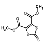 CAS 登录号：7396-41-0， 二甲基2-硫代-1,3-二硫杂环戊烯-4,5-二羧酸酯