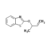 CAS#: 73969-13-8, 2-(3-Buten-2-yloxy)-1,3-benzothiazole