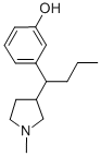 CAS 登录号：73986-58-0， 3-[1-(1-甲基吡咯烷-3-基)丁基]苯酚