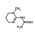 CAS 登录号：740028-48-2， 1-(1-甲基-1,4,5,6-四氢-2-嘧啶基)胍