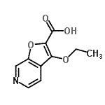 CAS#: 740052-12-4, 3-Ethoxyfuro[2,3-c]pyridine-2-carboxylic acid