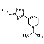 CAS#: 740061-95-4, 5-(2-Ethyl-2H-tetrazol-5-yl)-1-isopropyl-1,2,3,6-tetrahydropyridine