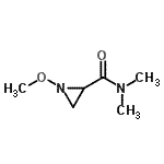 CAS#: 74016-59-4, 1-methoxy-N,N-dimethyl-aziridine-2-carboxamide