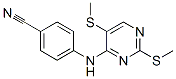 CAS#: 7402-64-4, 4-[[2,5-Bis(Methylsulfanyl)Pyrimidin-4-Yl]Amino]Benzonitrile