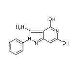 CAS#: 74037-32-4, 3-Amino-2-phenyl-2H-pyrazolo[4,3-c]pyridine-4,6-diol