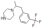 CAS#: 74037-99-3, 1-[1-[3-(Trifluoromethyl)Phenyl]Propan-2-Yl]Piperazine