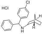 CAS 登录号：74039-09-1， N-(4-氯二苯甲基)-降冰片烷胺盐酸盐