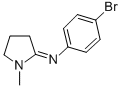 CAS 登录号：74039-32-0， 2-(4-溴苯基亚氨基)-1-甲基吡咯烷
