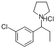 CAS#: 74039-35-3, 1-(3-Chloro-alpha-Ethylbenzyl)-Pyrrolidine Hydrochloride