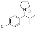 CAS 登录号：74039-38-6， 1-[1-(4-氯苯基)-2-甲基丙基]吡咯烷盐酸盐