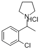 CAS#: 74039-39-7, 1-[1-(2-Chlorophenyl)Ethyl]Pyrrolidine Hydrochloride