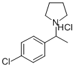 CAS 登录号：74039-40-0， 1-[1-(4-氯苯基)乙基]吡咯烷盐酸盐
