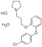 CAS#: 74039-45-5, 1-[3-[2-(4-Chlorophenoxy)Phenoxy]Propyl]Pyrrolidine; 1-[3-[2-(4-Chlorophenoxy)Phenoxy]Propyl]Pyrrolidine; Hydrate; Dihydrochloride