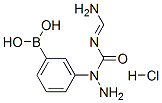 CAS#: 74051-54-0, [3-[[[(Aminoiminomethyl)Amino]Carbonyl]Amino]Phenyl]-Boronic Acid Hydrochloride