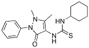 CAS#: 74051-60-8, 1-Cyclohexyl-3-(1,5-Dimethyl-3-Oxo-2-Phenylpyrazol-4-Yl)Thiourea