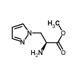 CAS 登录号：740736-19-0， 甲基3-(1H-吡唑-1-基)-L-丙氨酸酯