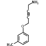 CAS#: 740796-10-5, 4-(3-Methylphenoxy)-2-butyn-1-amine