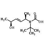CAS#: 740798-70-3, [(2R,3E,5S)-5-Hydroxy-3-hexen-2-yl](2-methyl-2-propanyl)carbamic acid