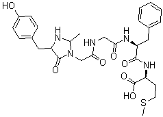 CAS 登录号：74080-62-9， 乙醛-蛋氨酰-脑啡肽