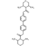 CAS#: 7411-47-4, 1,1'-Bis[2-(3,5-dimethyl-4-morpholinyl)-2-oxoethyl]-4,4'-bipyridinium