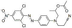 CAS#: 74110-29-5, 1-[2-Cyanoethyl-[4-(2,6-Dichloro-4-Nitrophenyl)Diazenylphenyl]Amino]Propan-2-Yl Acetate