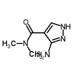 CAS#: 741209-40-5, 3-Amino-N,N-dimethyl-1H-pyrazole-4-carboxamide