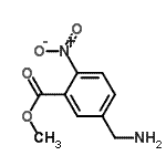 CAS#: 741228-89-7, Methyl 5-(aminomethyl)-2-nitrobenzoate