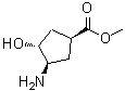 CAS 登录号：741237-05-8， (1S,3R,4R)-3-氨基-4-羟基环戊烷羧酸甲酯