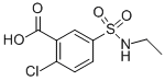 CAS 登录号：74138-29-7， 2-氯-5-[(乙基氨基)磺酰基]苯甲酸