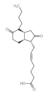 CAS 登录号：74158-09-1， (E)-7-(4-丁基-2,5-二氧代-3,3a,4,6,7,7a-六氢-1H-茚-1-基)庚-5-烯酸