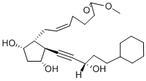 CAS 登录号：74176-31-1， 甲基(Z)-7-[(1R,3R,5S)-2-[(3S)-5-环己基-3-羟基戊-1-炔基]-3,5-二羟基环戊基]庚-5-烯酸酯