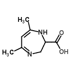 CAS#: 742005-47-6, 5,7-Dimethyl-2,3-dihydro-1H-1,4-diazepine-2-carboxylic acid