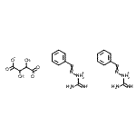 CAS#: 74203-94-4, Bis(2-benzylidene-1-carbamimidoylhydrazinium) tartarate