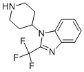 CAS 登录号：742076-06-8， 1-(4-哌啶基)-2-(三氟甲基)-1H-苯并咪唑