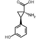 CAS 登录号：74214-40-7， (1S,2R)-1-氨基-2-(3-羟基苯基)环丙烷羧酸